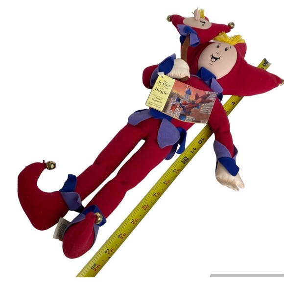 The Jester Has Lost His Jingle Plush Toy Stuffed Doll David Saltzman Kids play - Picture 12 of 14